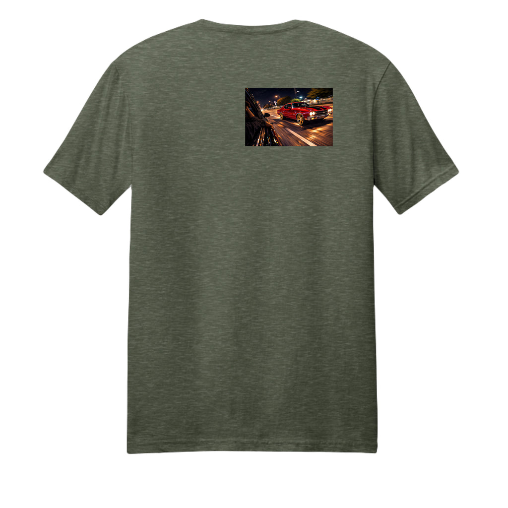 Olive Drab Green Heather - PC54 - BACK