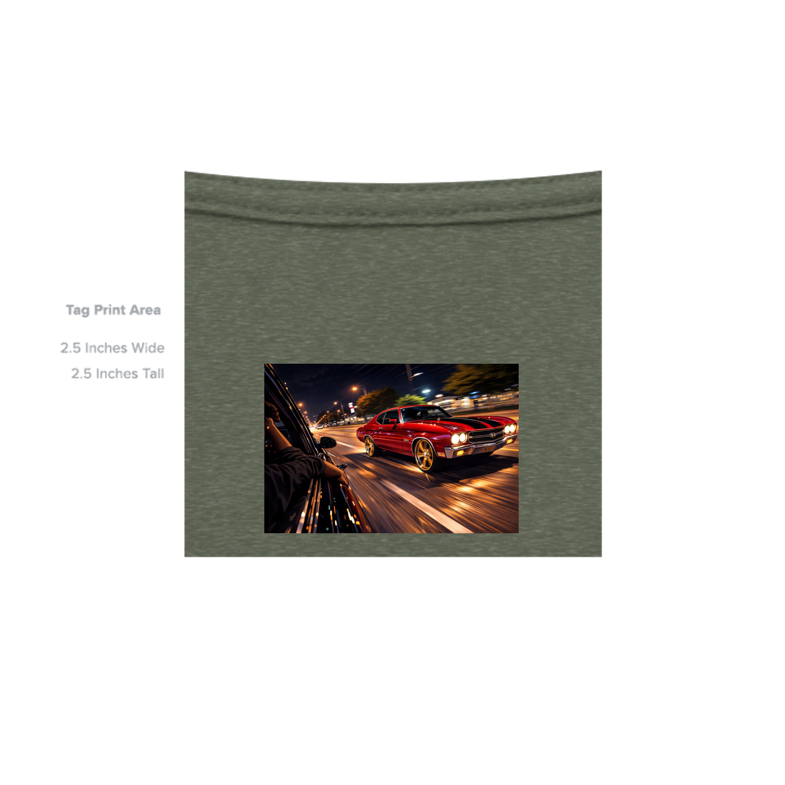 Olive Drab Green Heather - PC54 - INSIDE_TAG_LINE